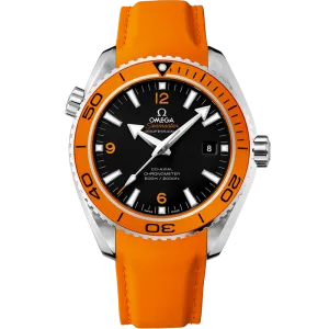 Omega Seamaster Planet Ocean 600M 45.5 mm, steel on rubber strap