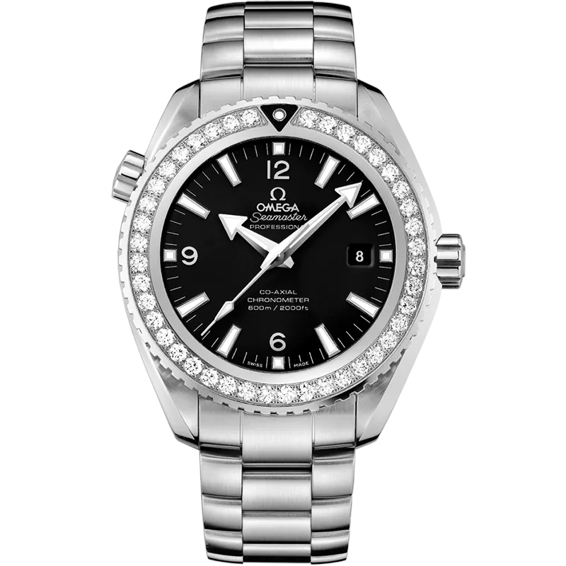 Omega Seamaster Planet Ocean 600M 45.5 mm, steel on steel