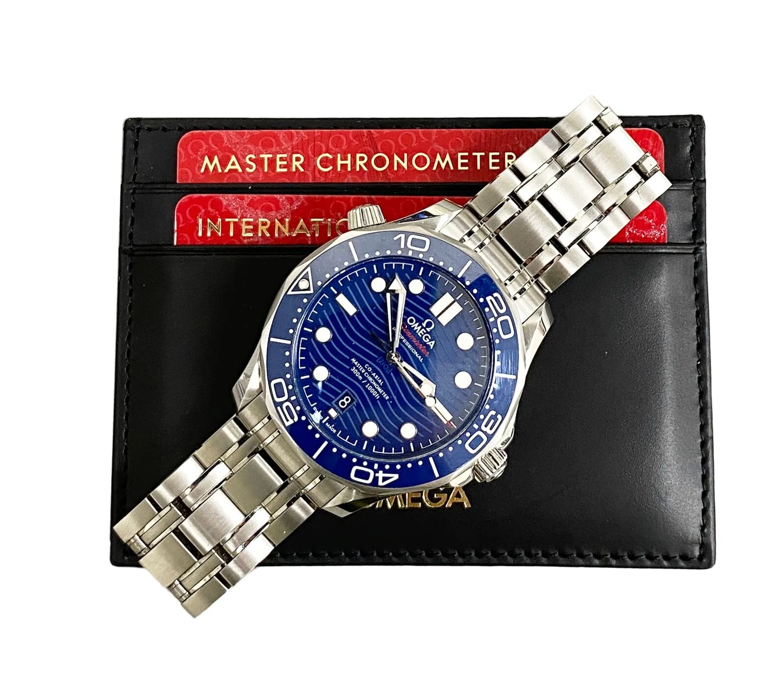 Omega Seamaster Professional 210.30.42.20.03.001 Mens Watch Box Papers