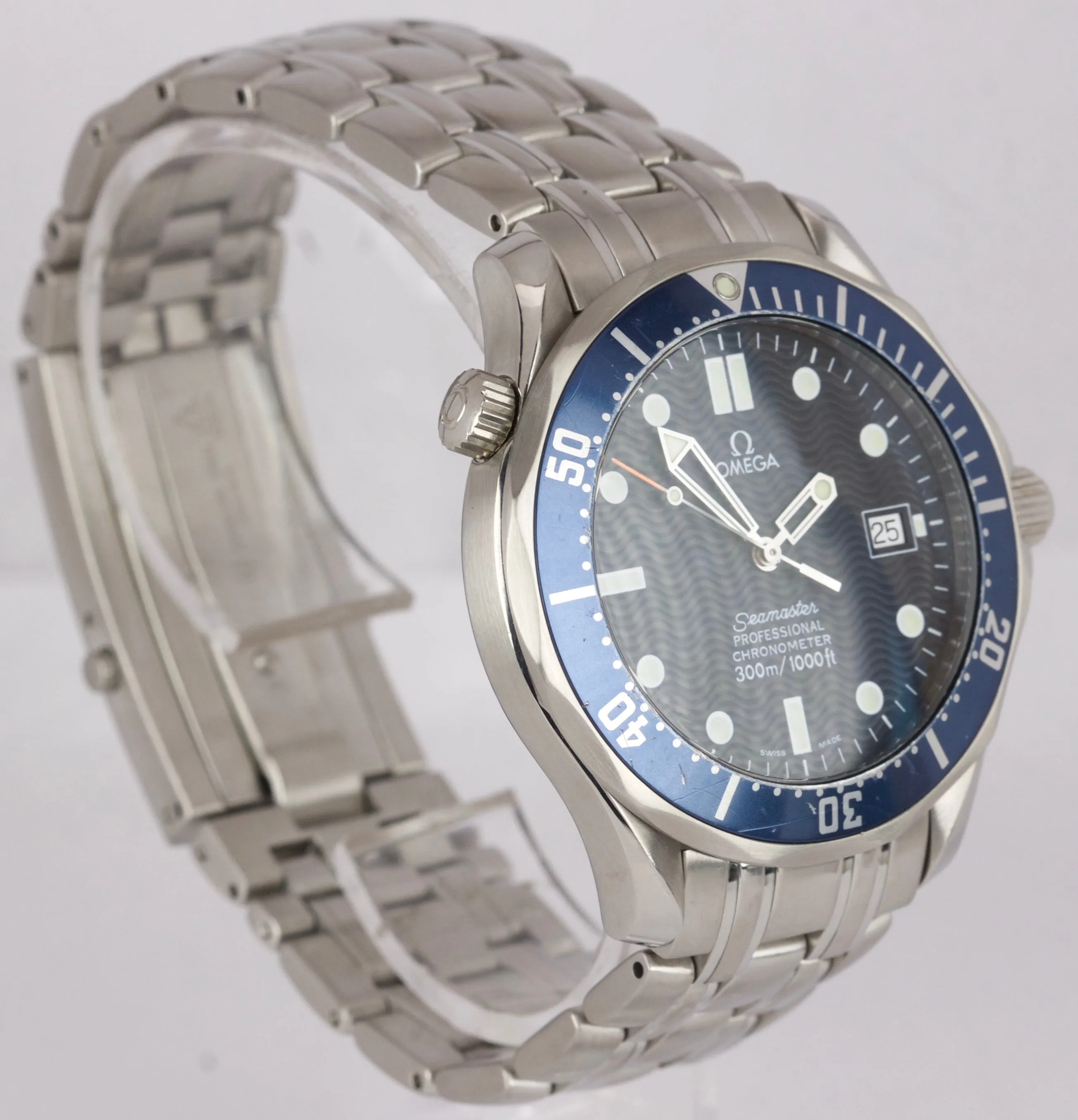 Omega Seamaster Professional 300M Blue Wave Automatic Steel 41mm Watch 2531.80