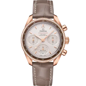 Omega Speedmaster Speedmaster 38 38 mm, Sedna™ gold on leather strap