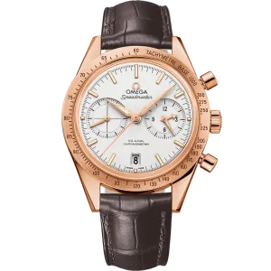 Omega Speedmaster Speedmaster '57 41.5 mm, red gold on leather strap