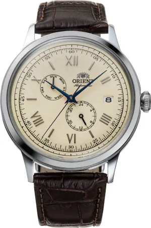 Orient Bambino Multi Dial Cream Watch