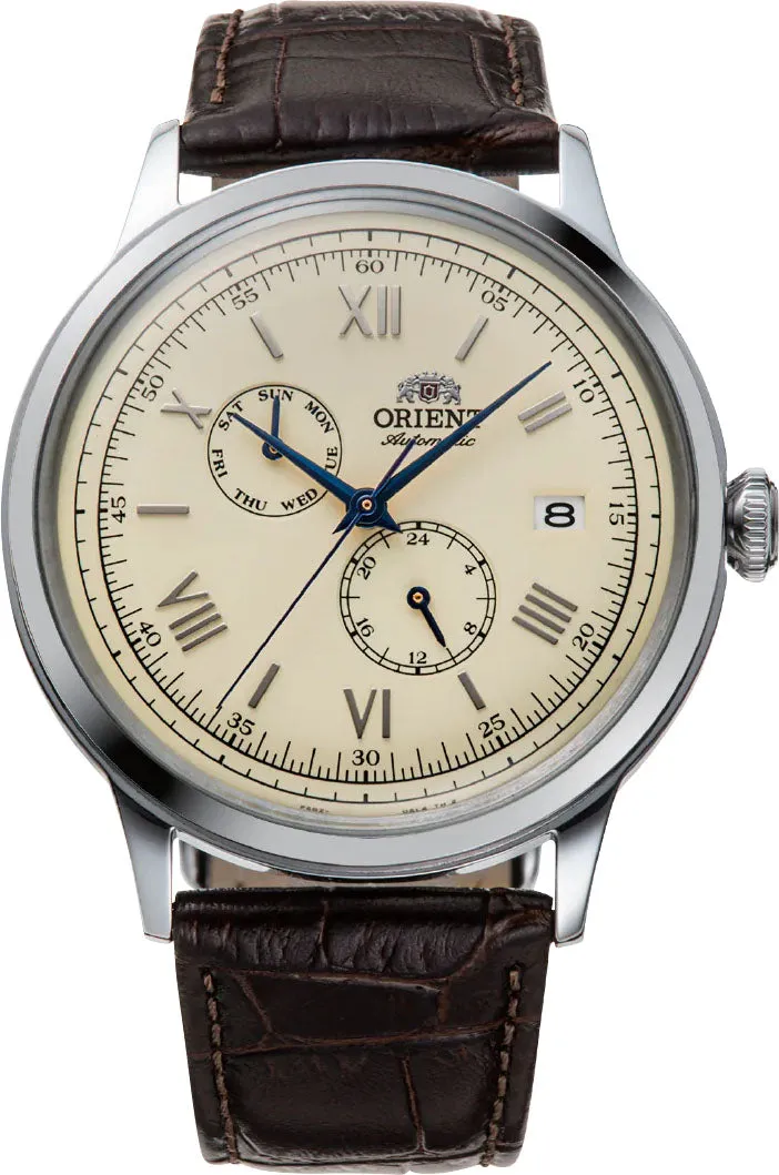 Orient Bambino Multi Dial Cream Watch