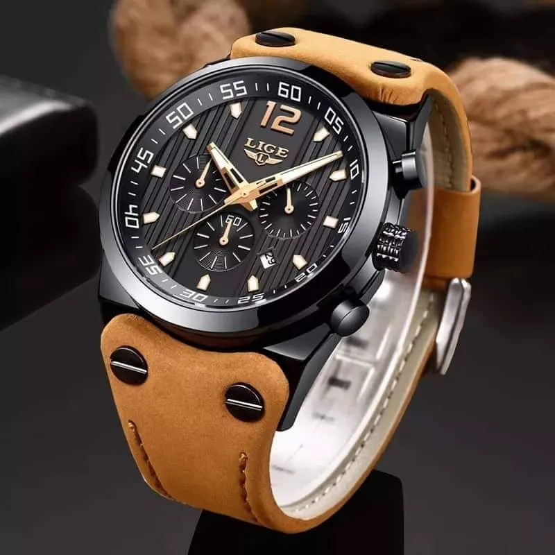 Original Lige Stylish Quartz Watch - Lige 18