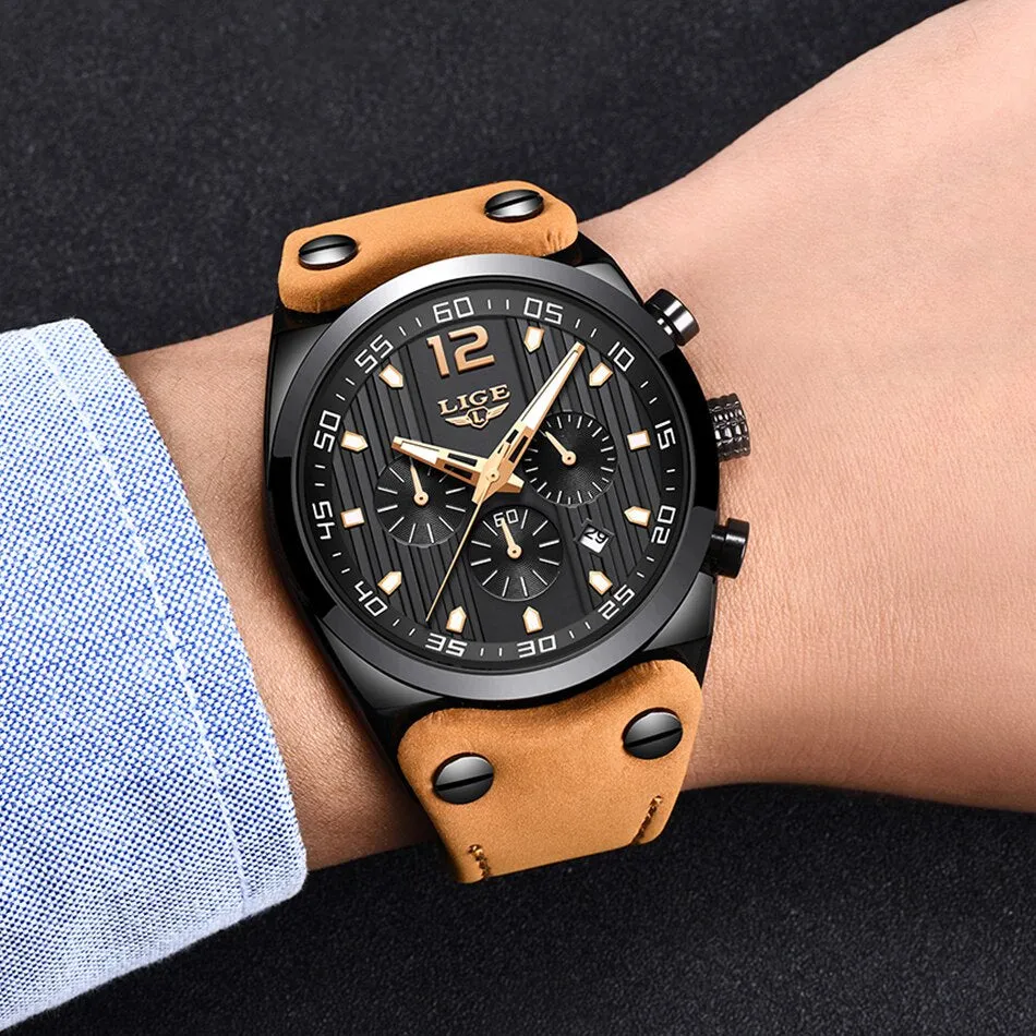 Original Lige Stylish Quartz Watch - Lige 18