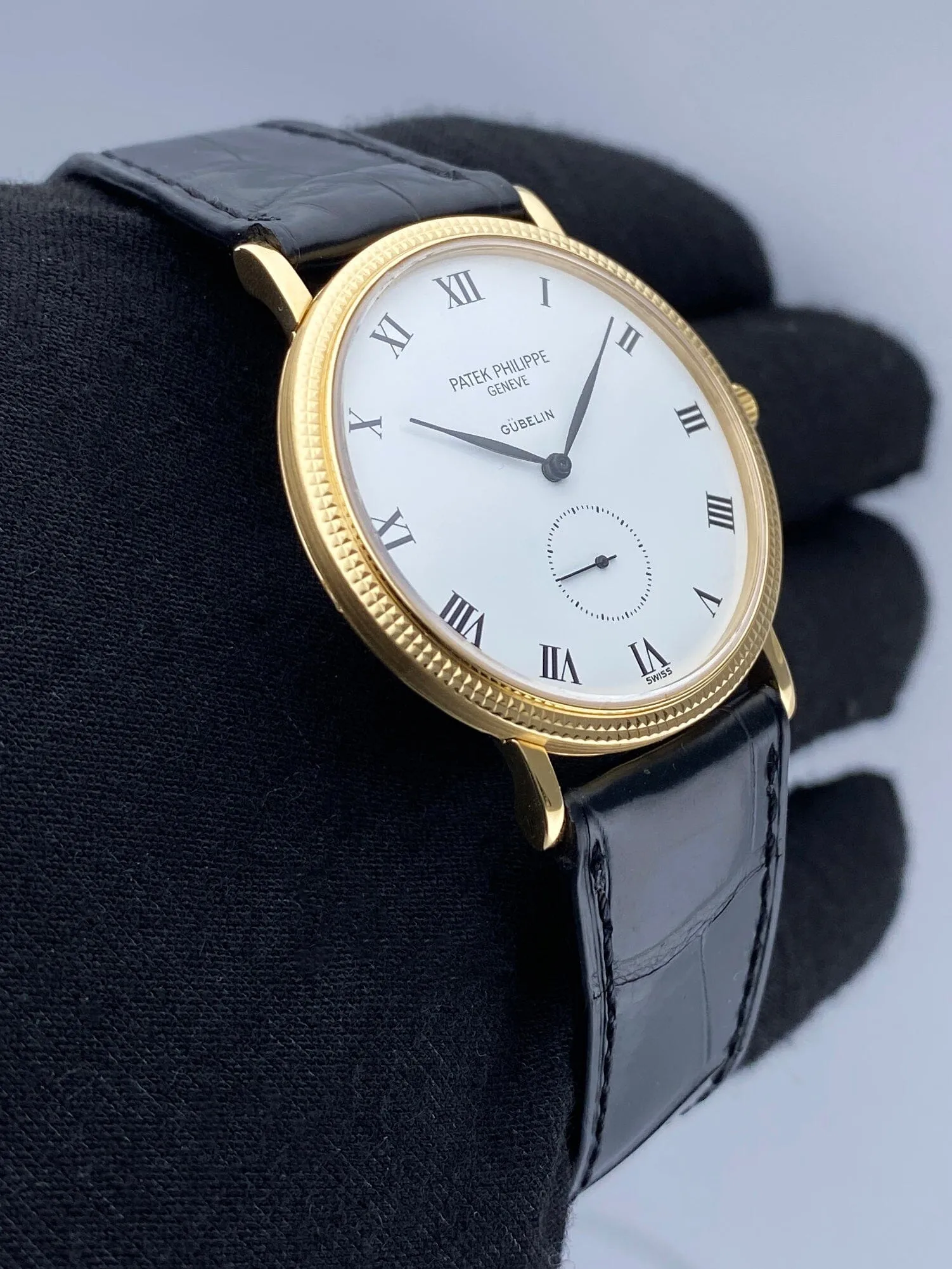 Patek Philippe Calatrava 3919J Gubelin Dial Mens Watch