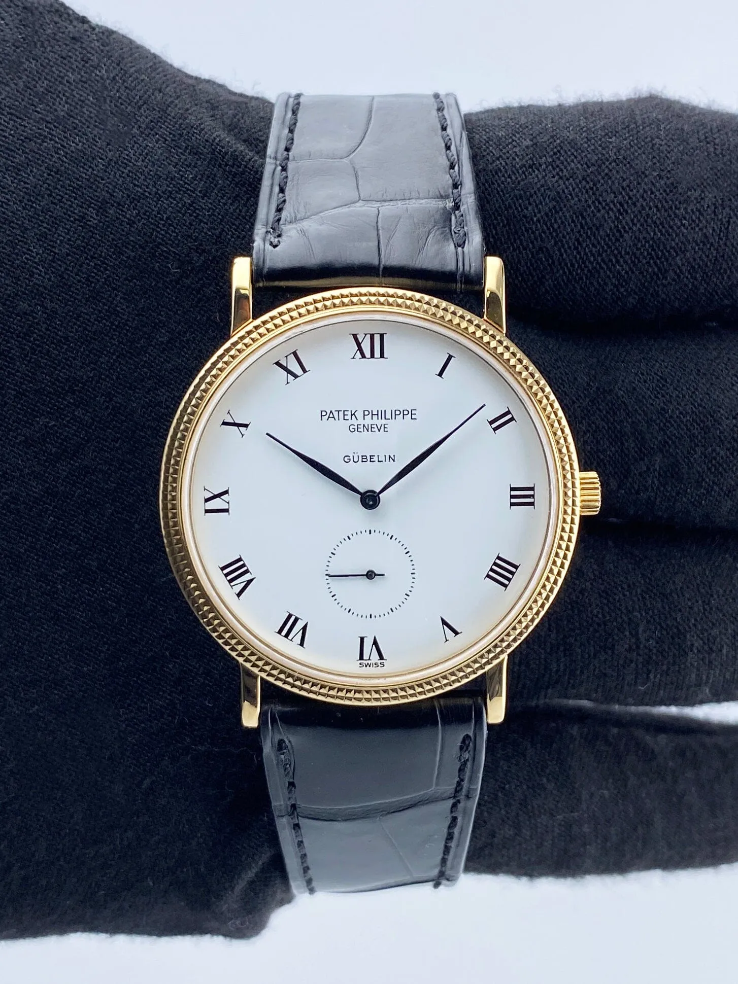 Patek Philippe Calatrava 3919J Gubelin Dial Mens Watch