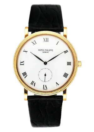 Patek Philippe Calatrava 3919J Mens Watch Box Papers