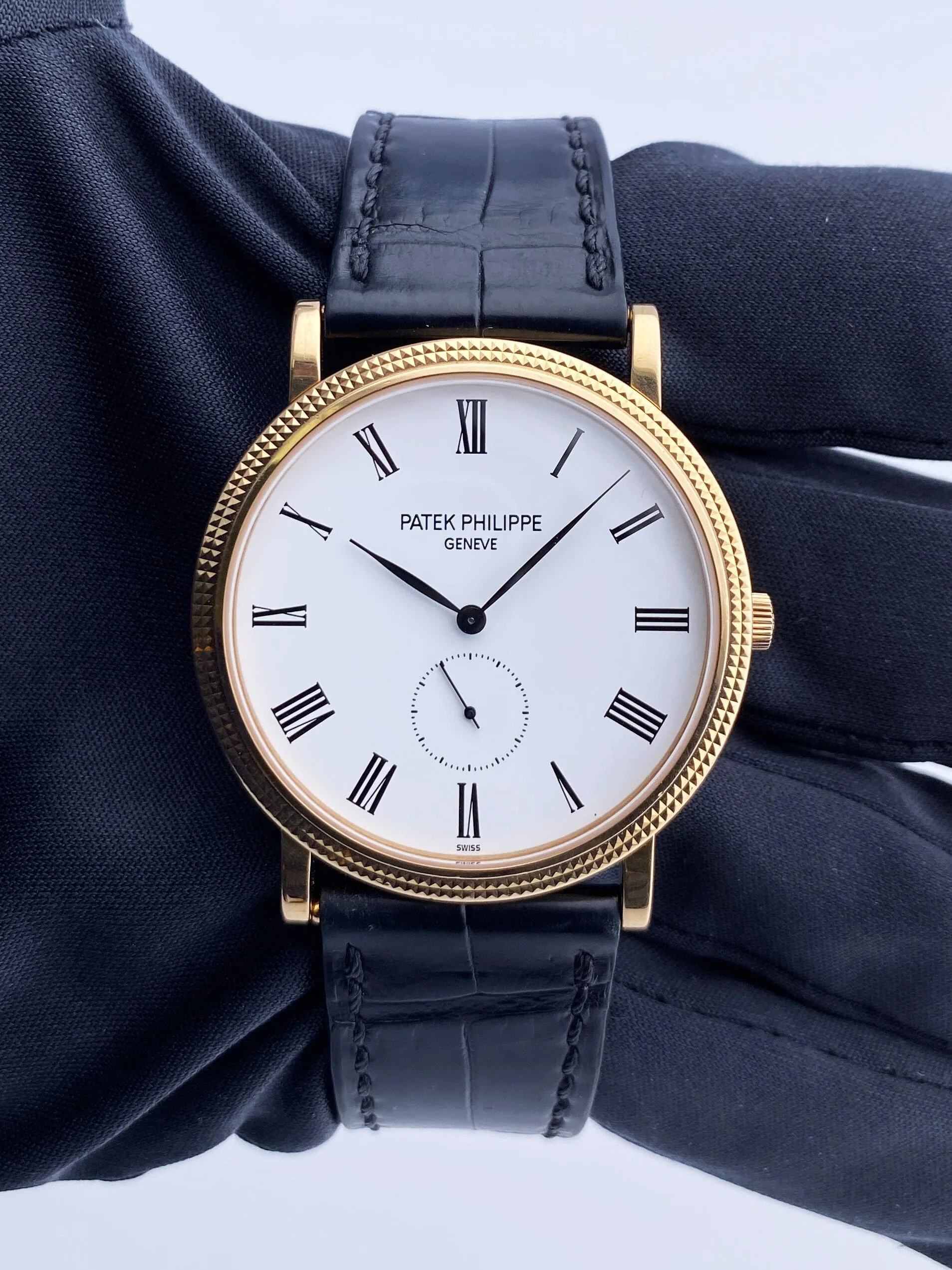 Patek Philippe Calatrava 5119R 18K Rose Gold Mens Watch With Box & Papers