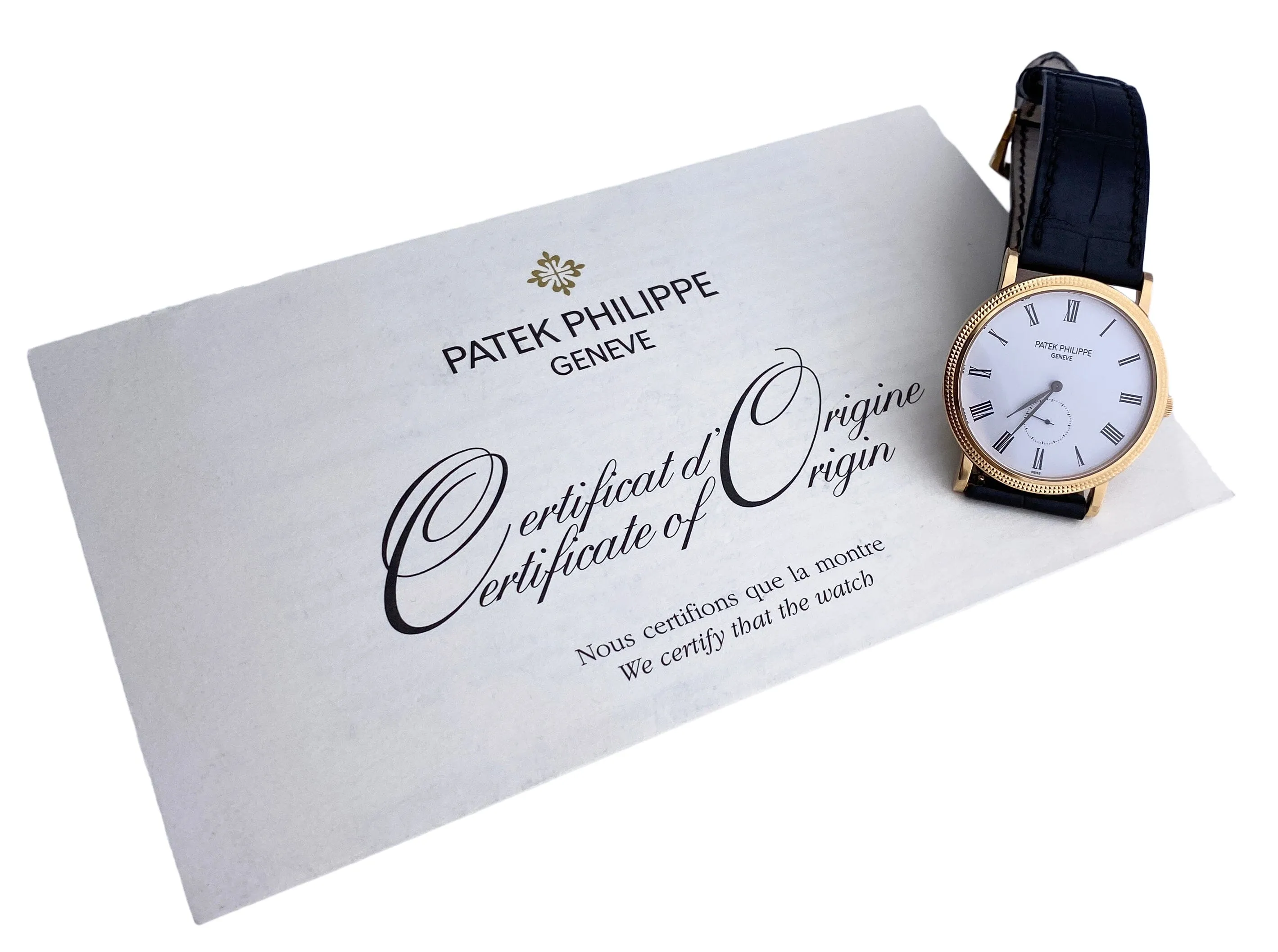 Patek Philippe Calatrava 5119R 18K Rose Gold Mens Watch With Box & Papers