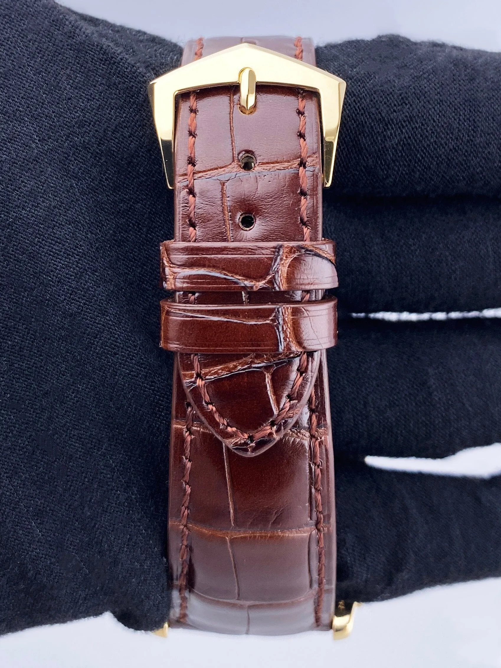 Patek Philippe Gondolo 5124J 18K Yellow Gold Mens Watch Box Papers