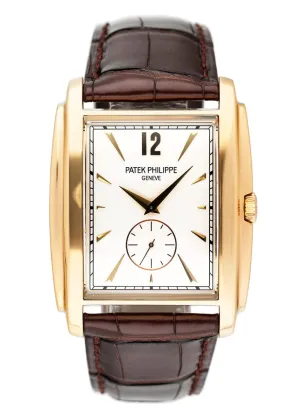 Patek Philippe Gondolo 5124J 18K Yellow Gold Mens Watch Box Papers