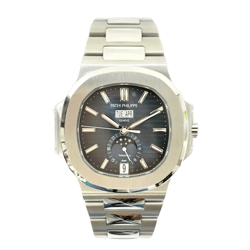 Patek Philippe Nautilus 5726/1A‐014 Annual Calendar Moonphase Blue Tiffany Dial Mar 2020