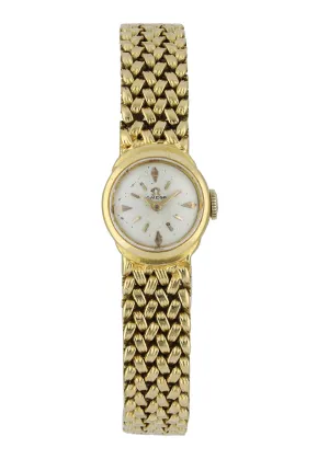 Patek Philippe Vintage Yellow Gold Omega Dial Ladies Watch