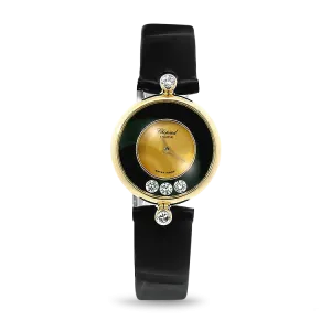 Pre-Owned 18k Yellow Gold Chopard Happy Diamonds Watch