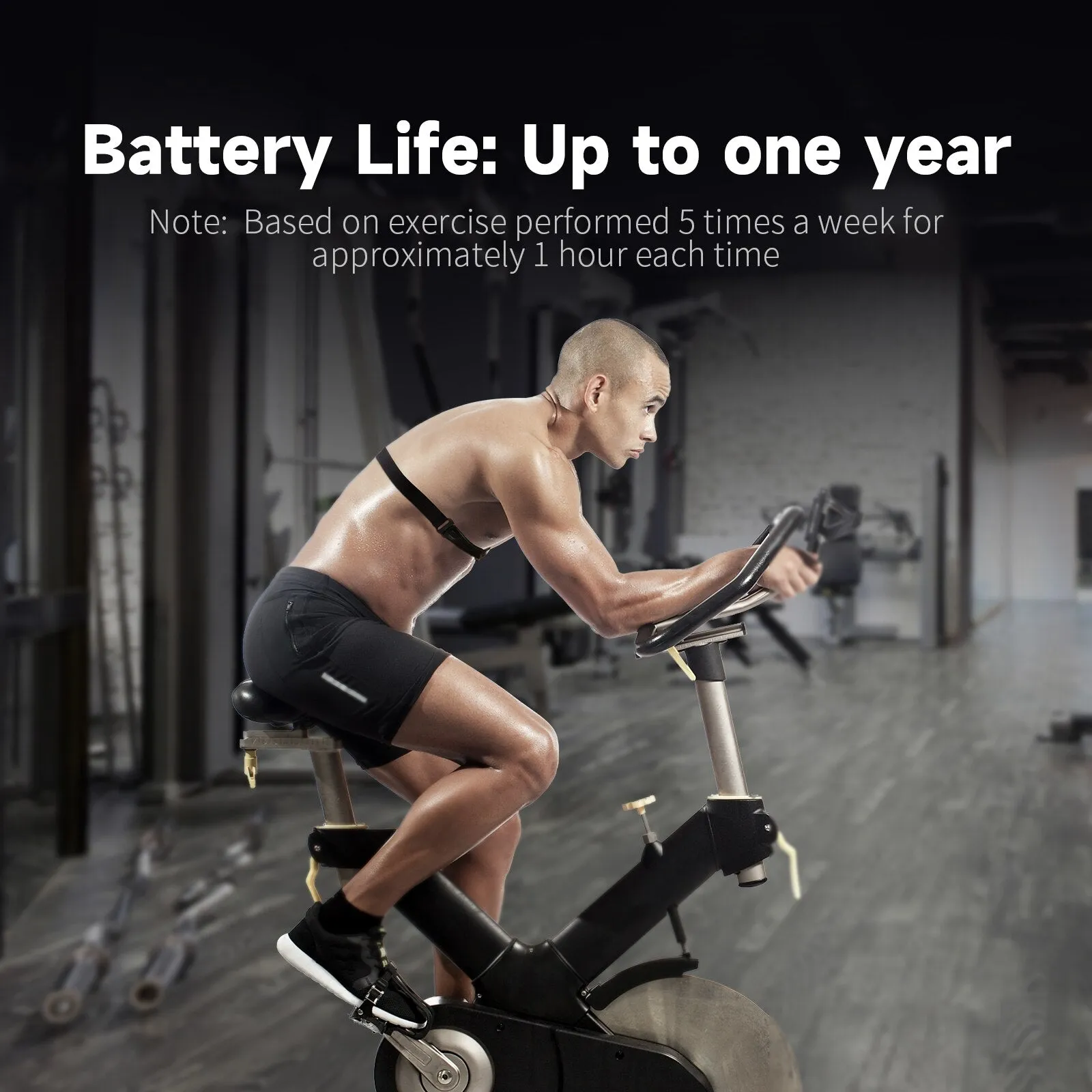 Premium Chest Strap Heart Rate Monitor – Bluetooth & ANT  for Cycling, Running, Hiking, Fitness, Smart Bicycle Sensor