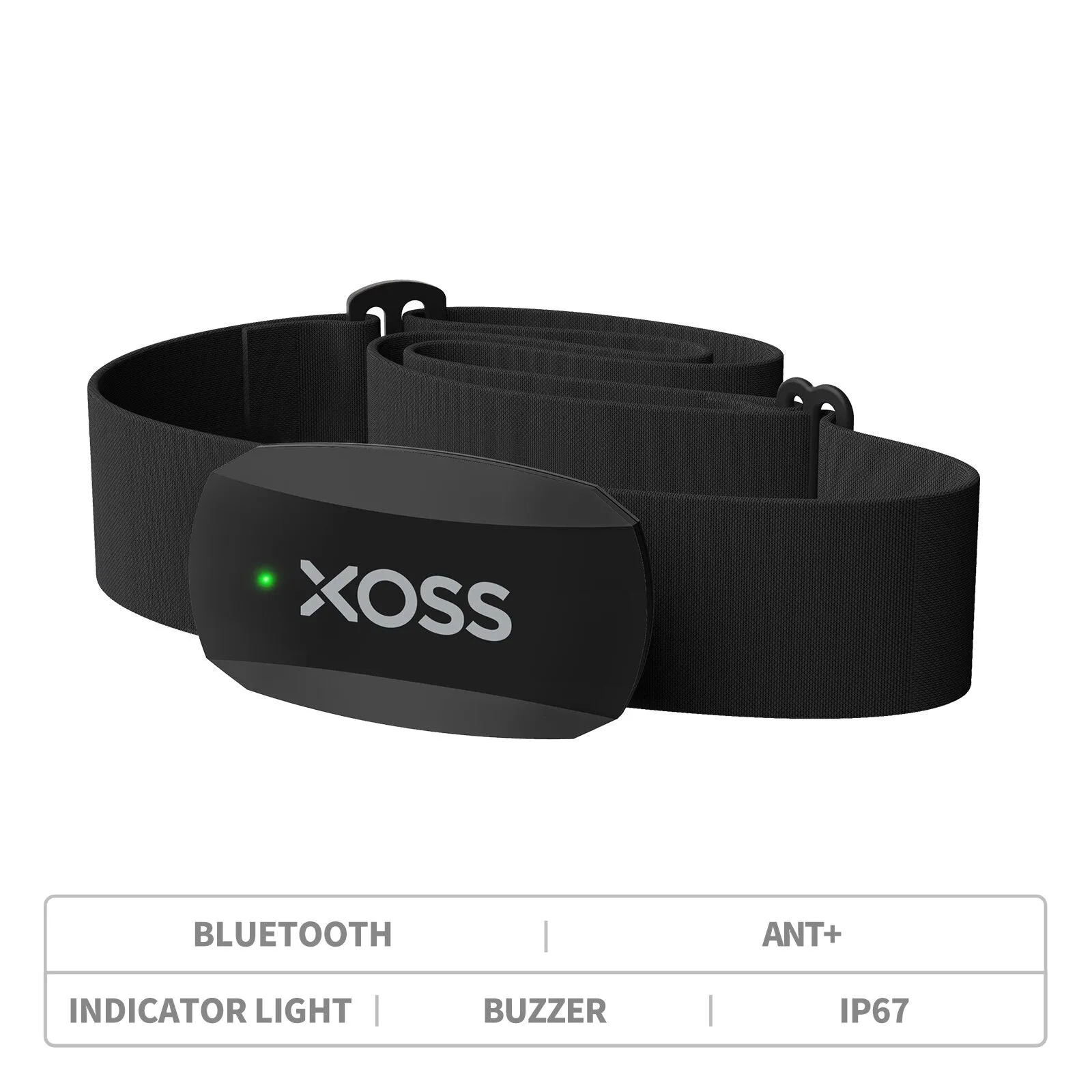 Premium Chest Strap Heart Rate Monitor – Bluetooth & ANT  for Cycling, Running, Hiking, Fitness, Smart Bicycle Sensor