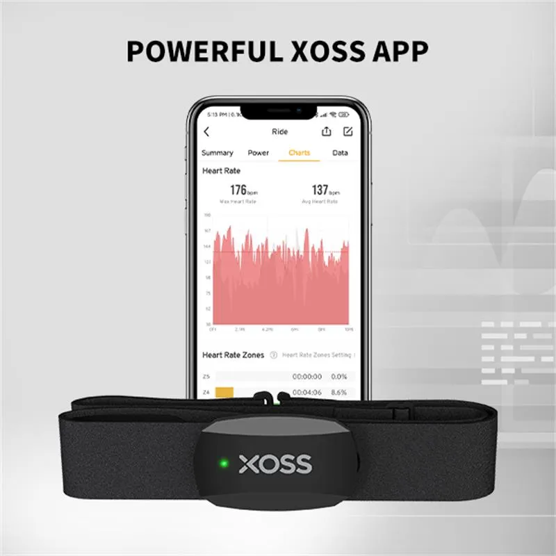 Premium Chest Strap Heart Rate Monitor – Bluetooth & ANT  for Cycling, Running, Hiking, Fitness, Smart Bicycle Sensor