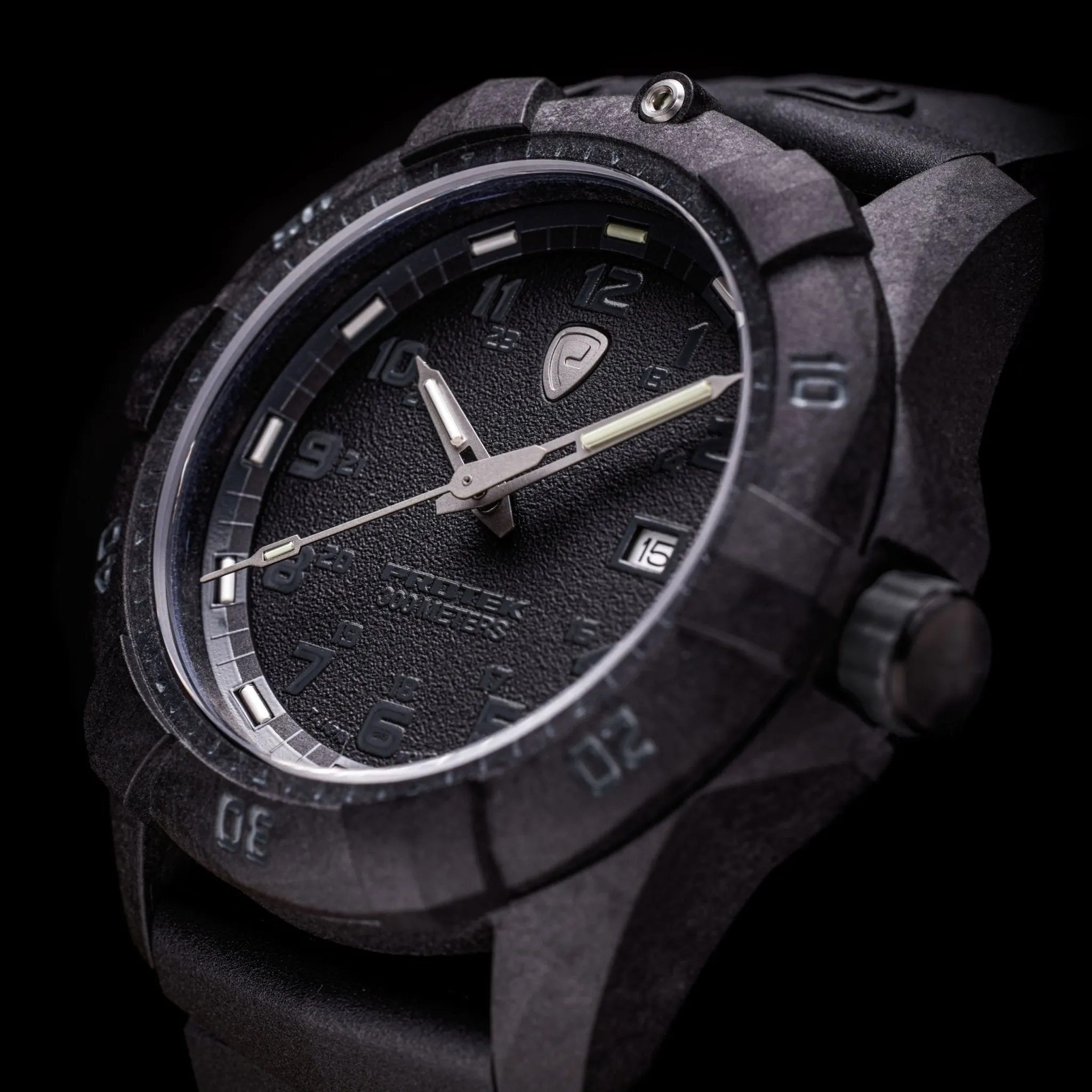 ProTek Carbon Dive 1000 Series Tritium All Black