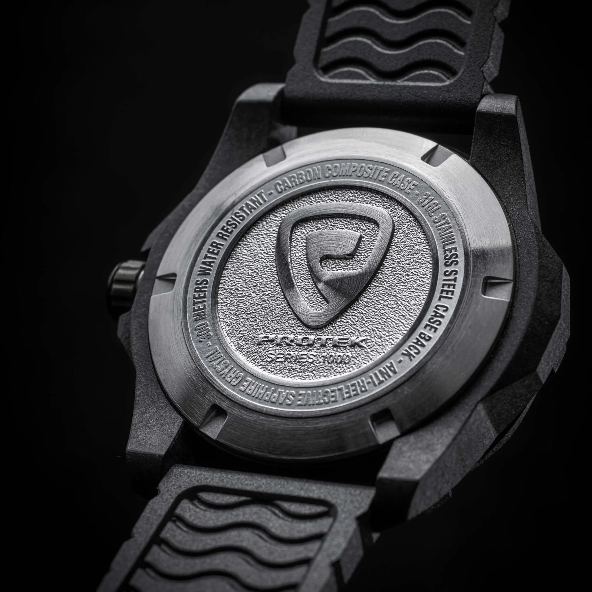 ProTek Carbon Dive 1000 Series Tritium All Black