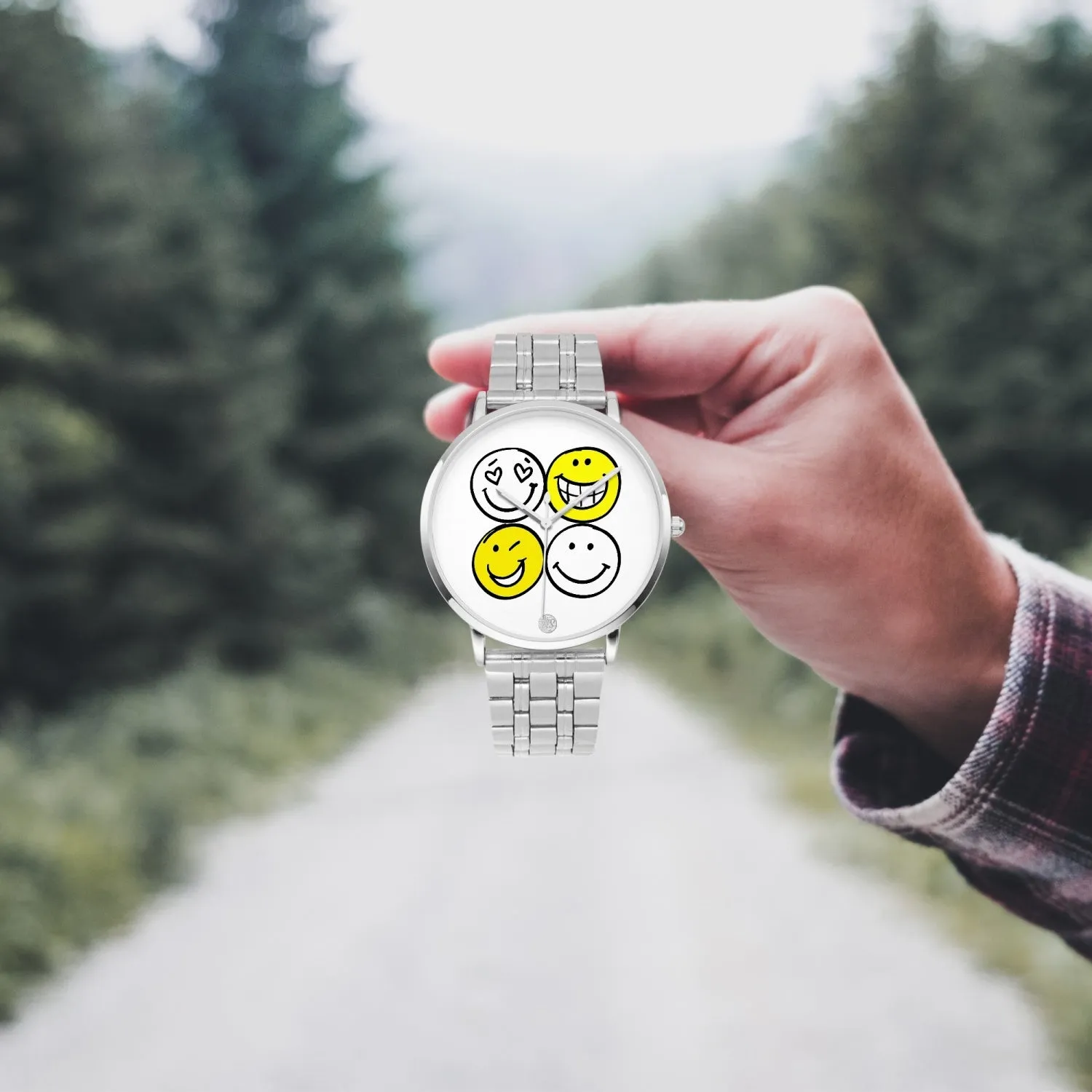 :"The Happy Watch"  Unisex Instafamous Quartz