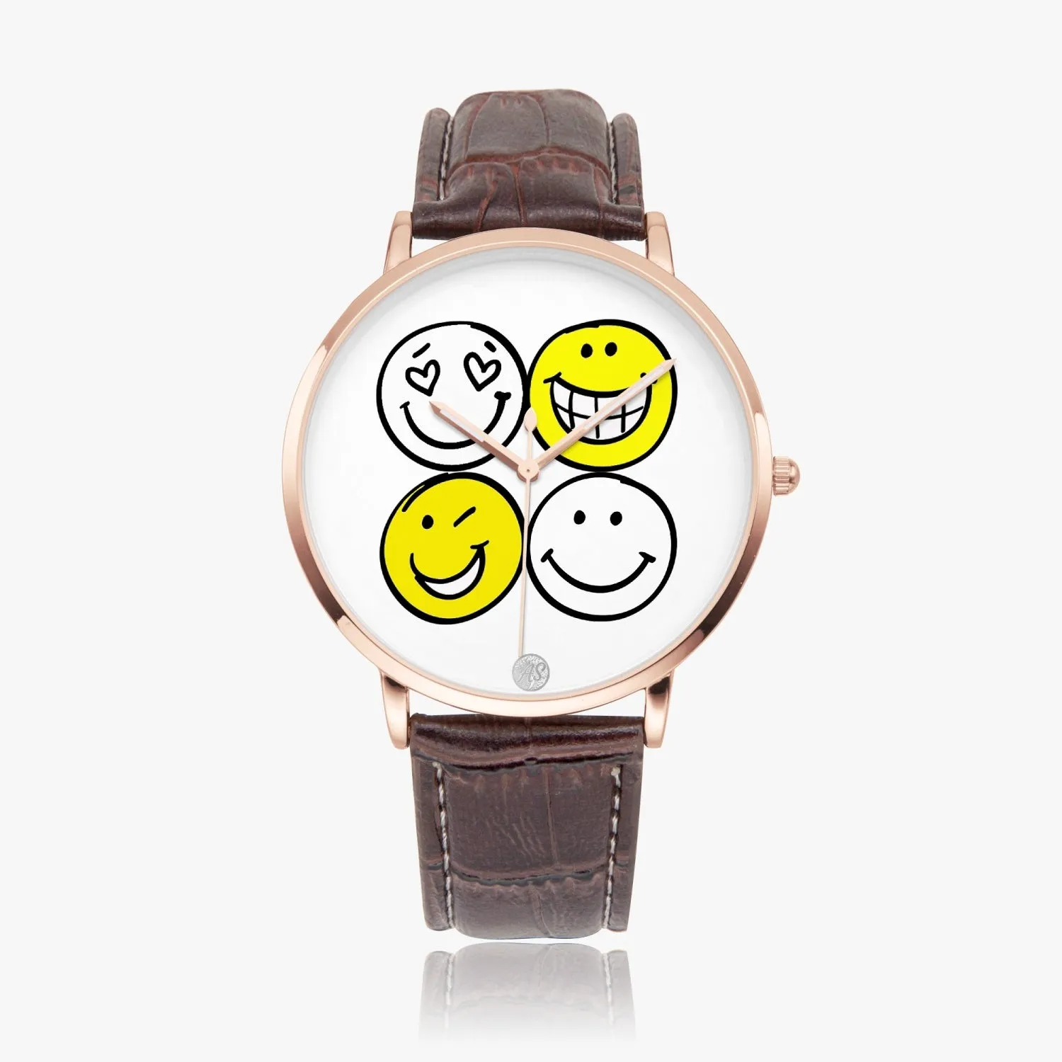 :"The Happy Watch"  Unisex Instafamous Quartz