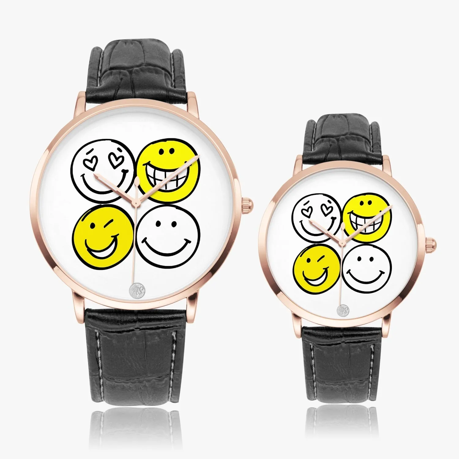 :"The Happy Watch"  Unisex Instafamous Quartz