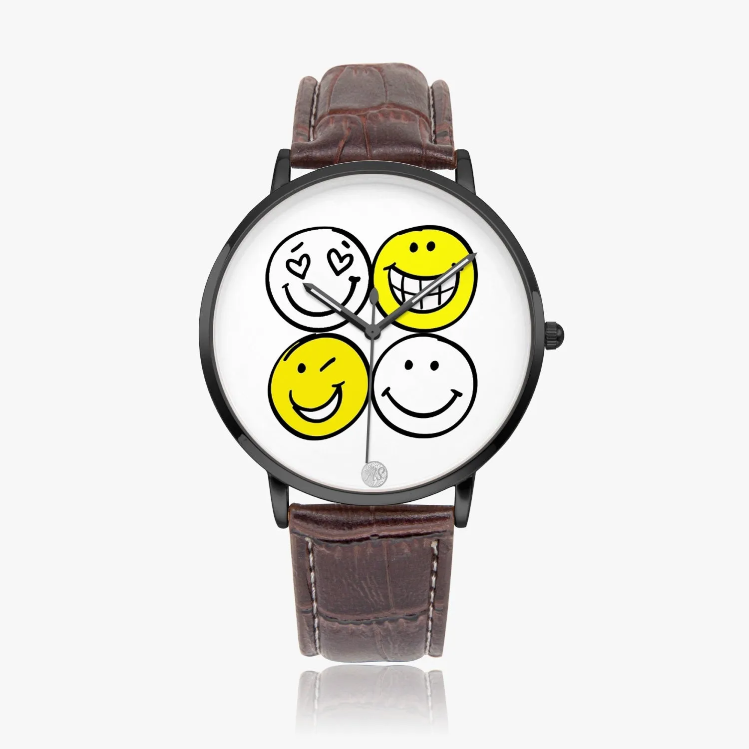 :"The Happy Watch"  Unisex Instafamous Quartz