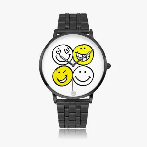 :"The Happy Watch"  Unisex Instafamous Quartz