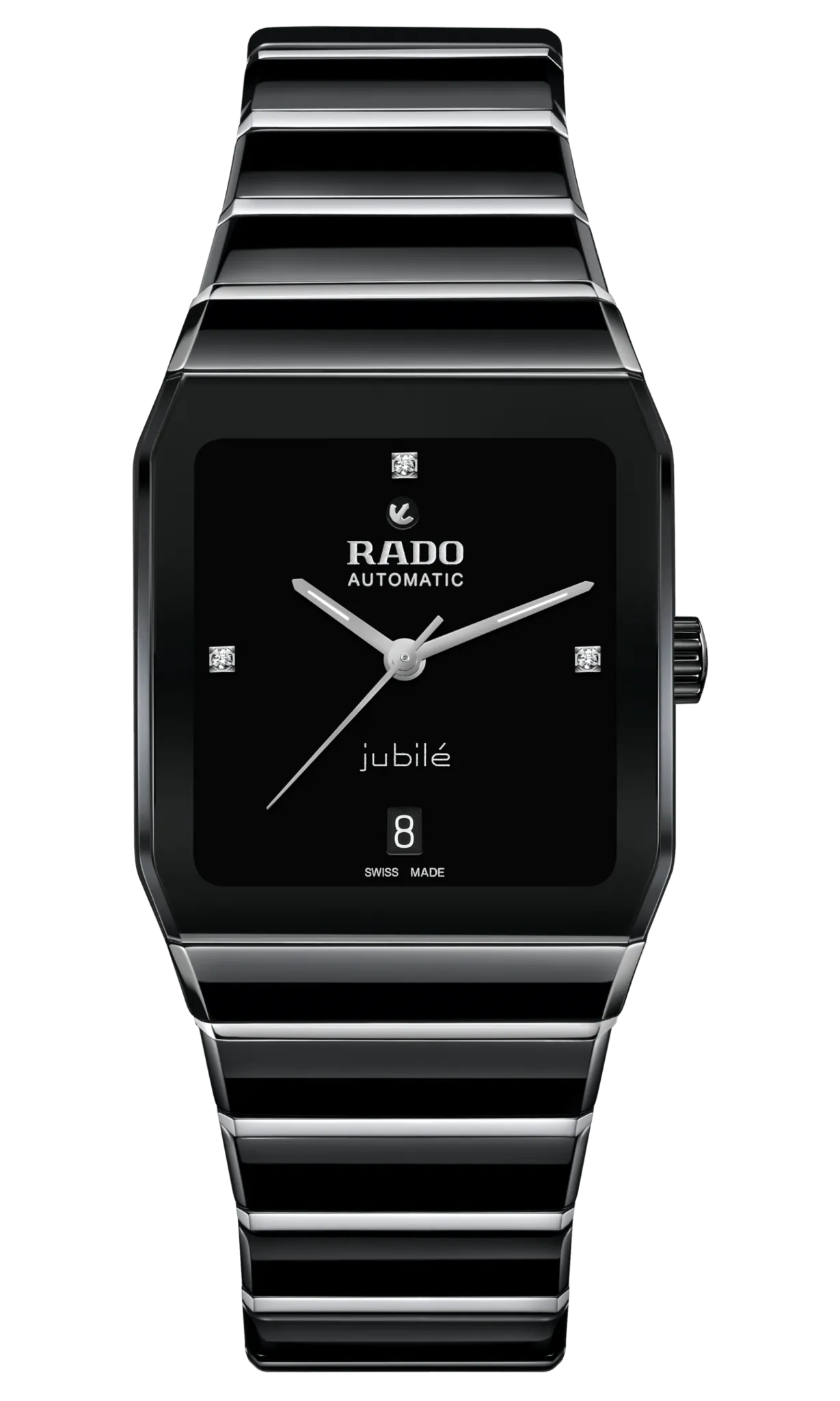 RADO Anatom Automatic Diamonds 32.5mm Black-Silver Ceramic Men's Watch R10201712