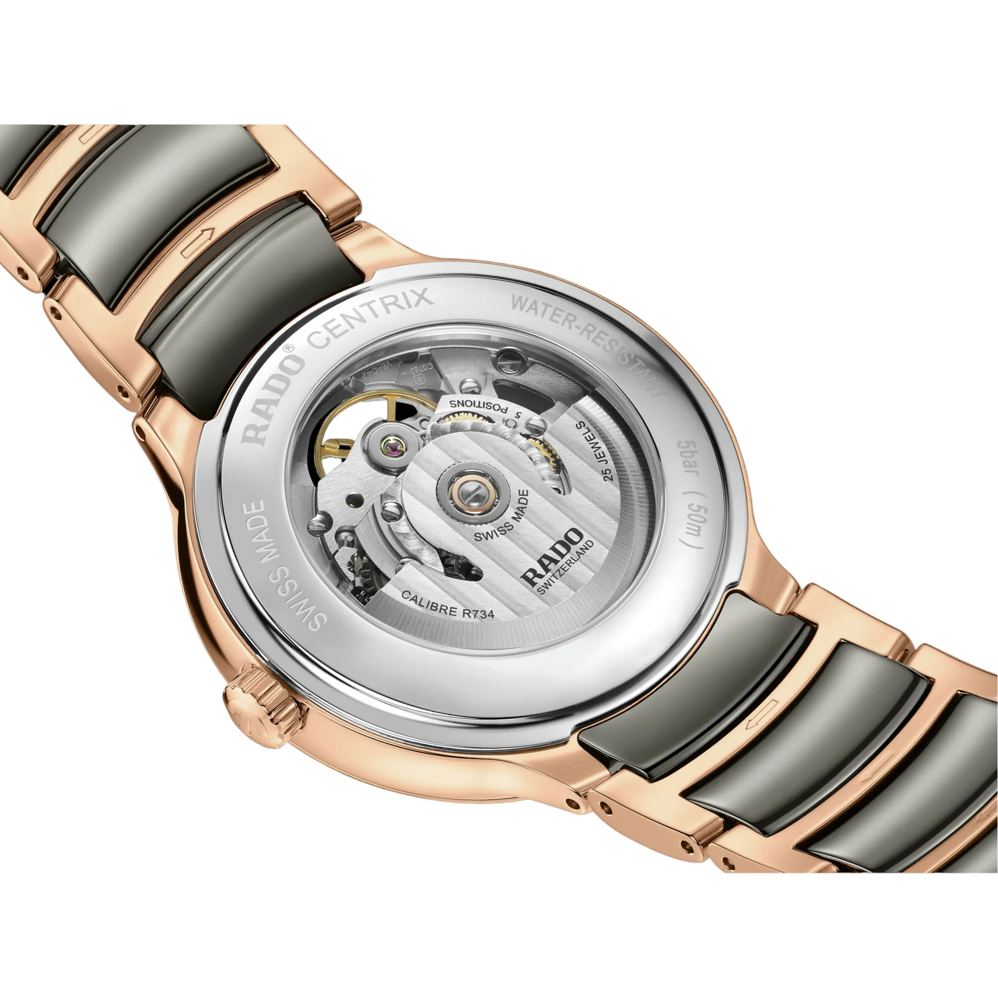 Rado Centrix Automatic Open Heart Diamond Unisex Watch R30028912
