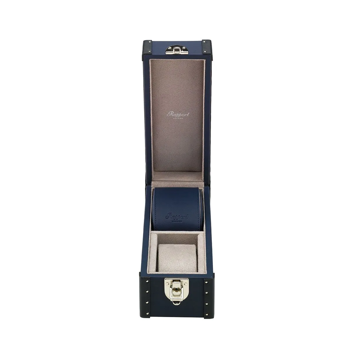 Rapport - Kensington Multi-Storage Watch Case in Blue Leather | L320