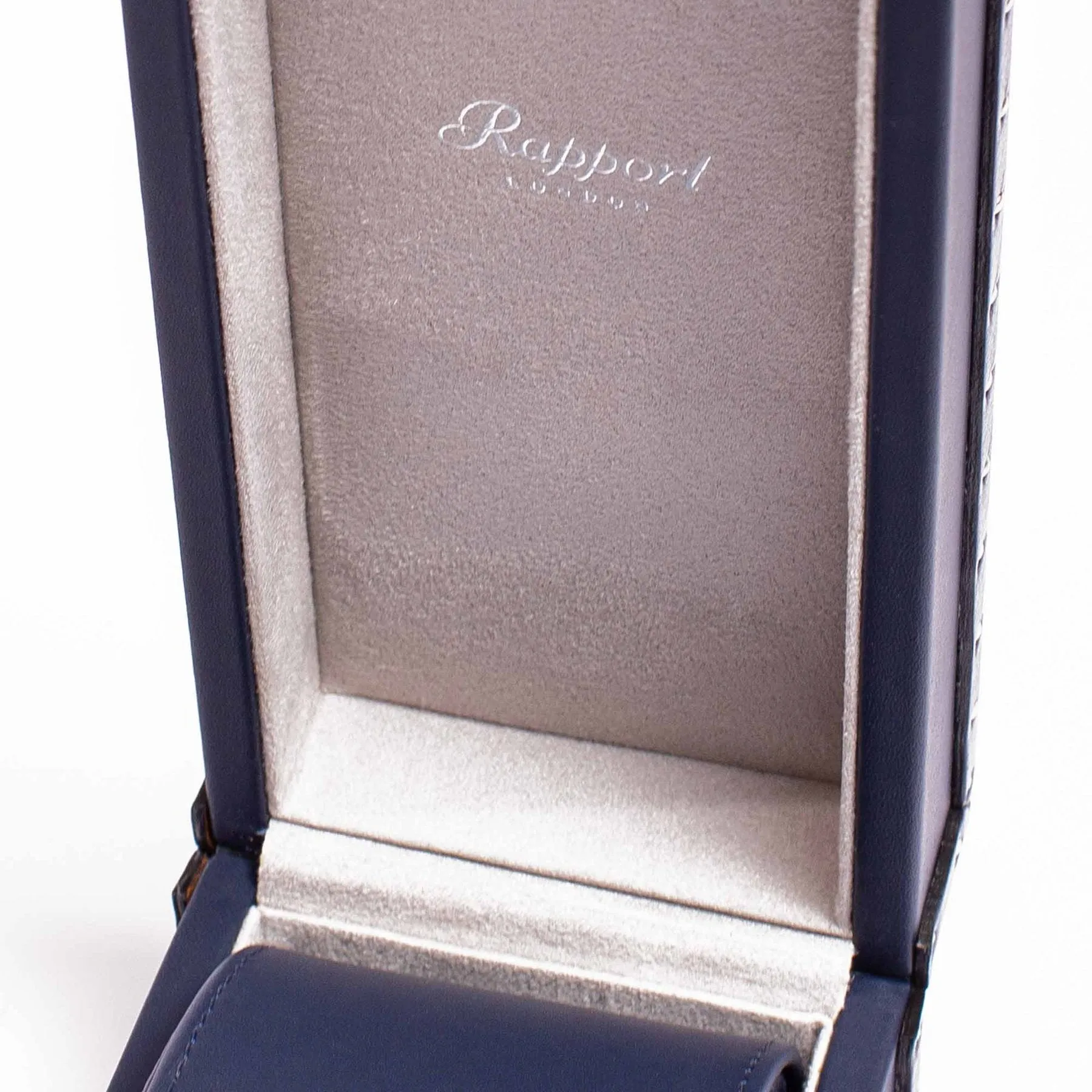 Rapport - Kensington Multi-Storage Watch Case in Blue Leather | L320