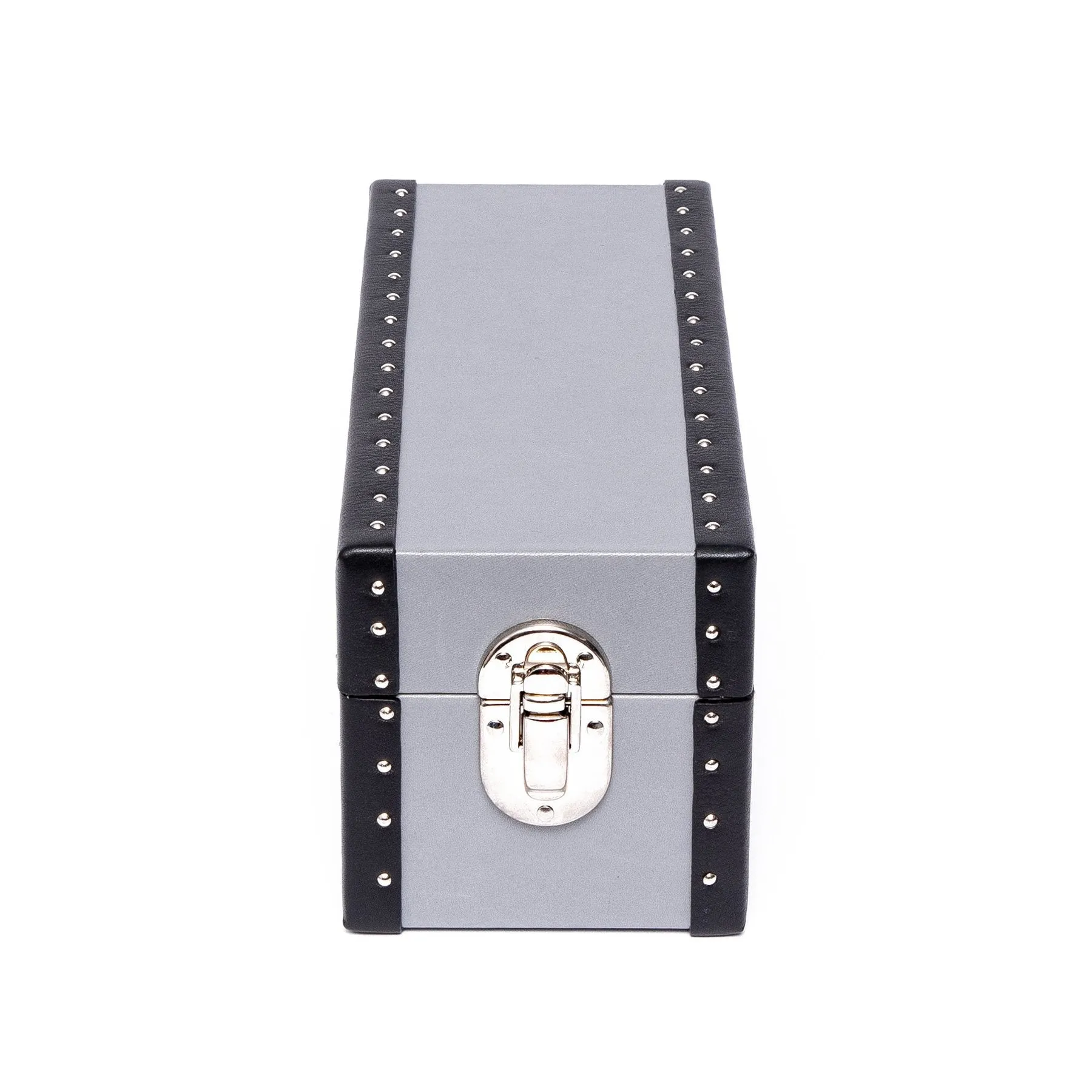 Rapport - Kensington Multi-Storage Watch Case in Grey Leather | L335