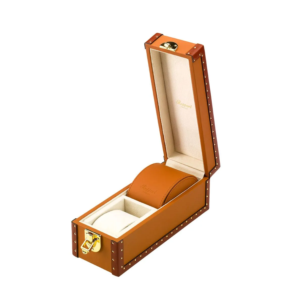 Rapport - Kensington Multi-Storage Watch Case in Tan Leather | L325