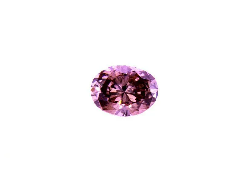 Rare Fancy Deep Pink Loose Diamond 0.19 CT GIA Certified 100% Natural Oval Cut