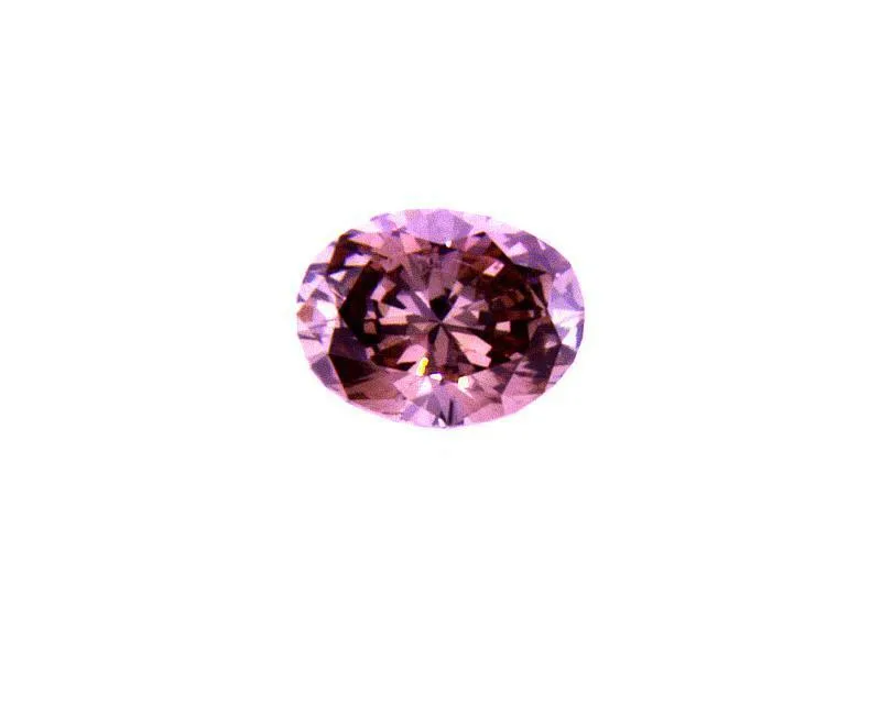 Rare Fancy Deep Pink Loose Diamond 0.19 CT GIA Certified 100% Natural Oval Cut