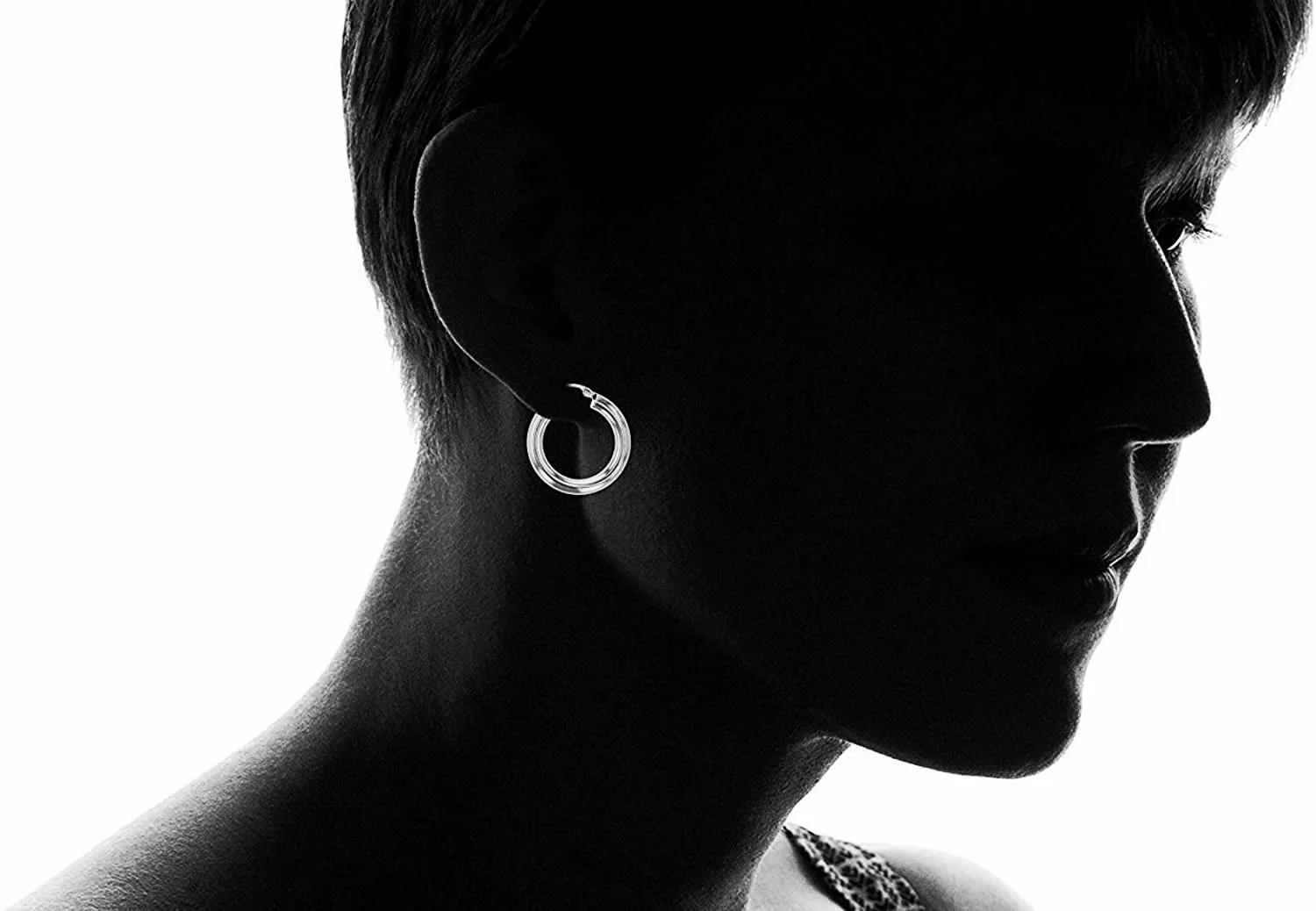REAL 14K White Gold Earrings For Women