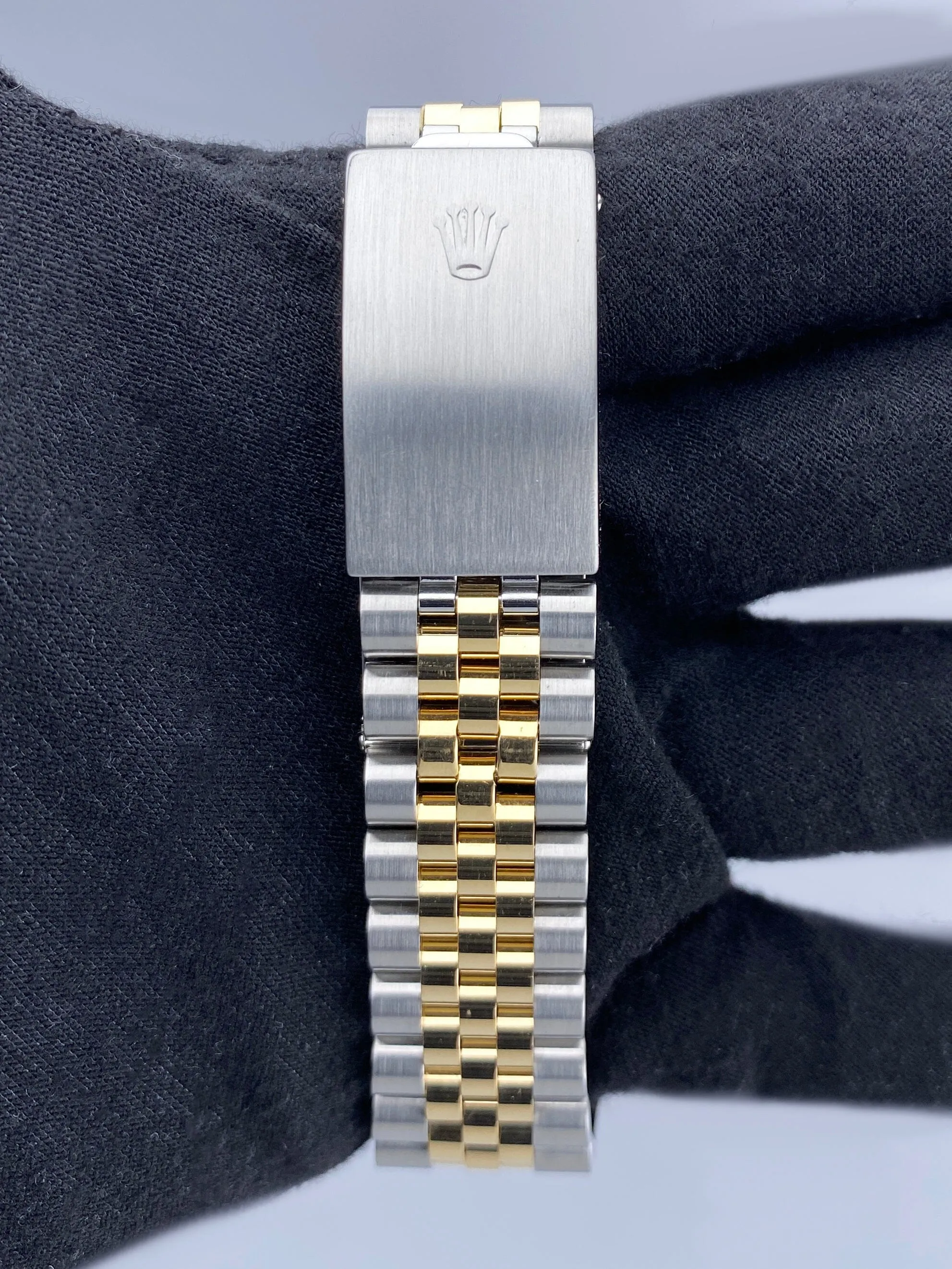 Rolex Datejust 16233 Diamond Blue Dial Mens Watch
