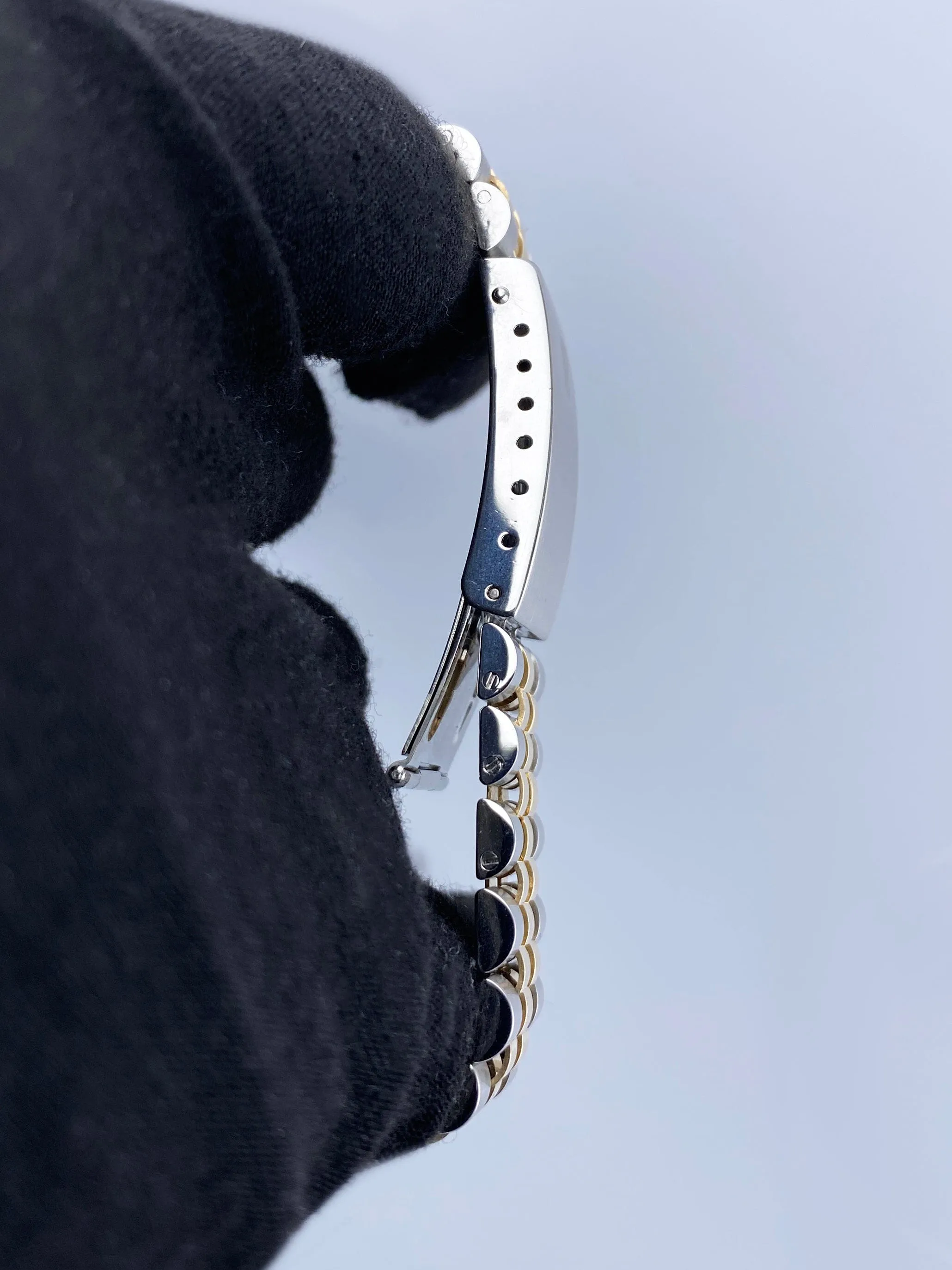Rolex Datejust 16233 Diamond Blue Dial Mens Watch