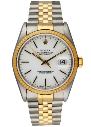Rolex Datejust 16233 Men's Watch Box & Papers