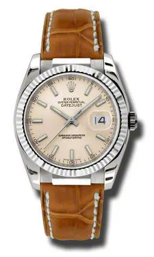 Rolex - Datejust 36mm - White Gold - Leather