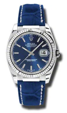 Rolex - Datejust 36mm - White Gold - Leather