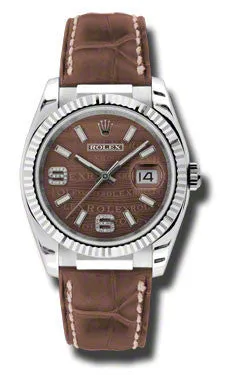 Rolex - Datejust 36mm - White Gold - Leather