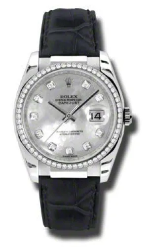 Rolex - Datejust 36mm - White Gold - Leather