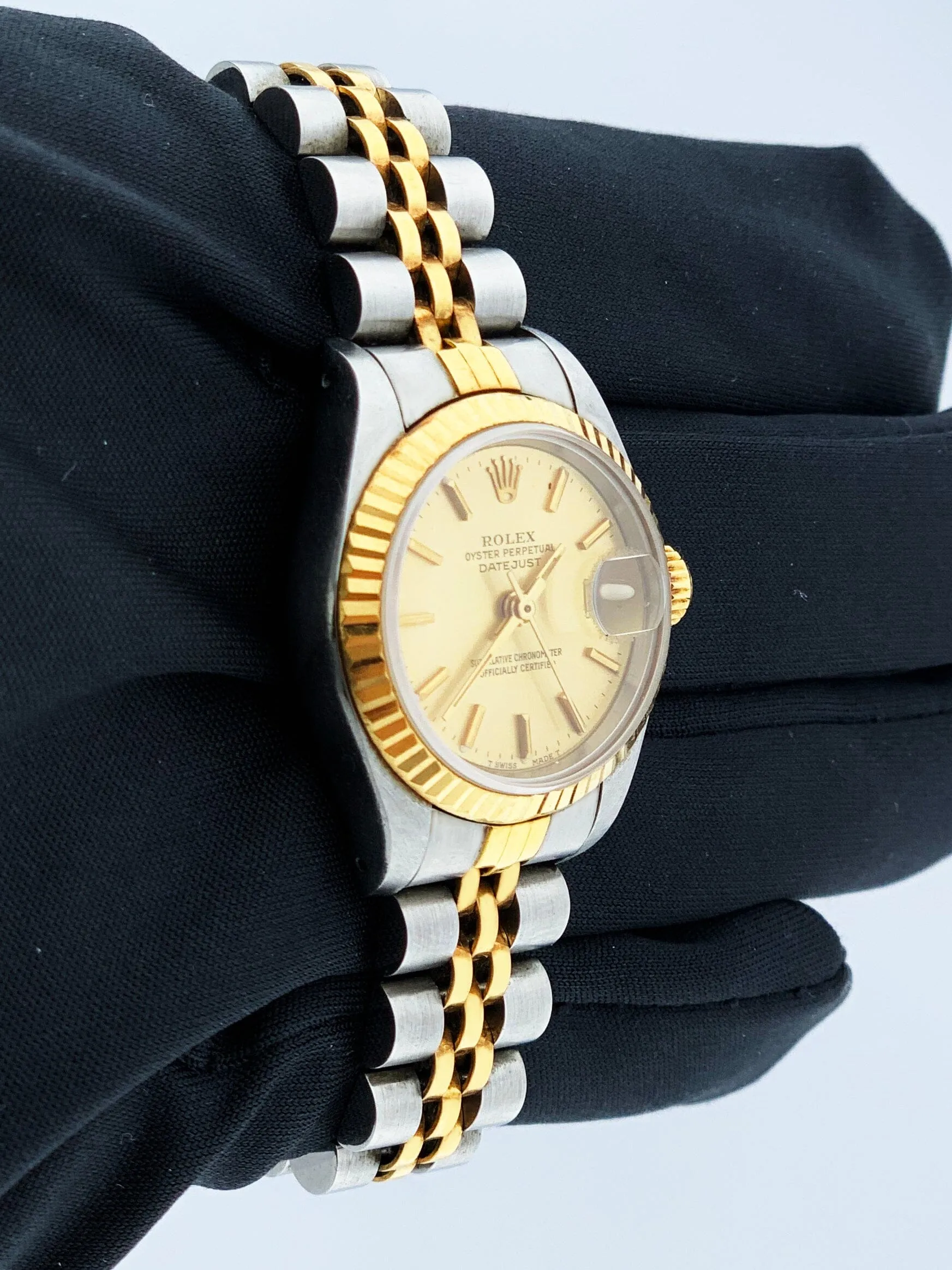Rolex Datejust 69173 Champgane Dial Ladies Watch