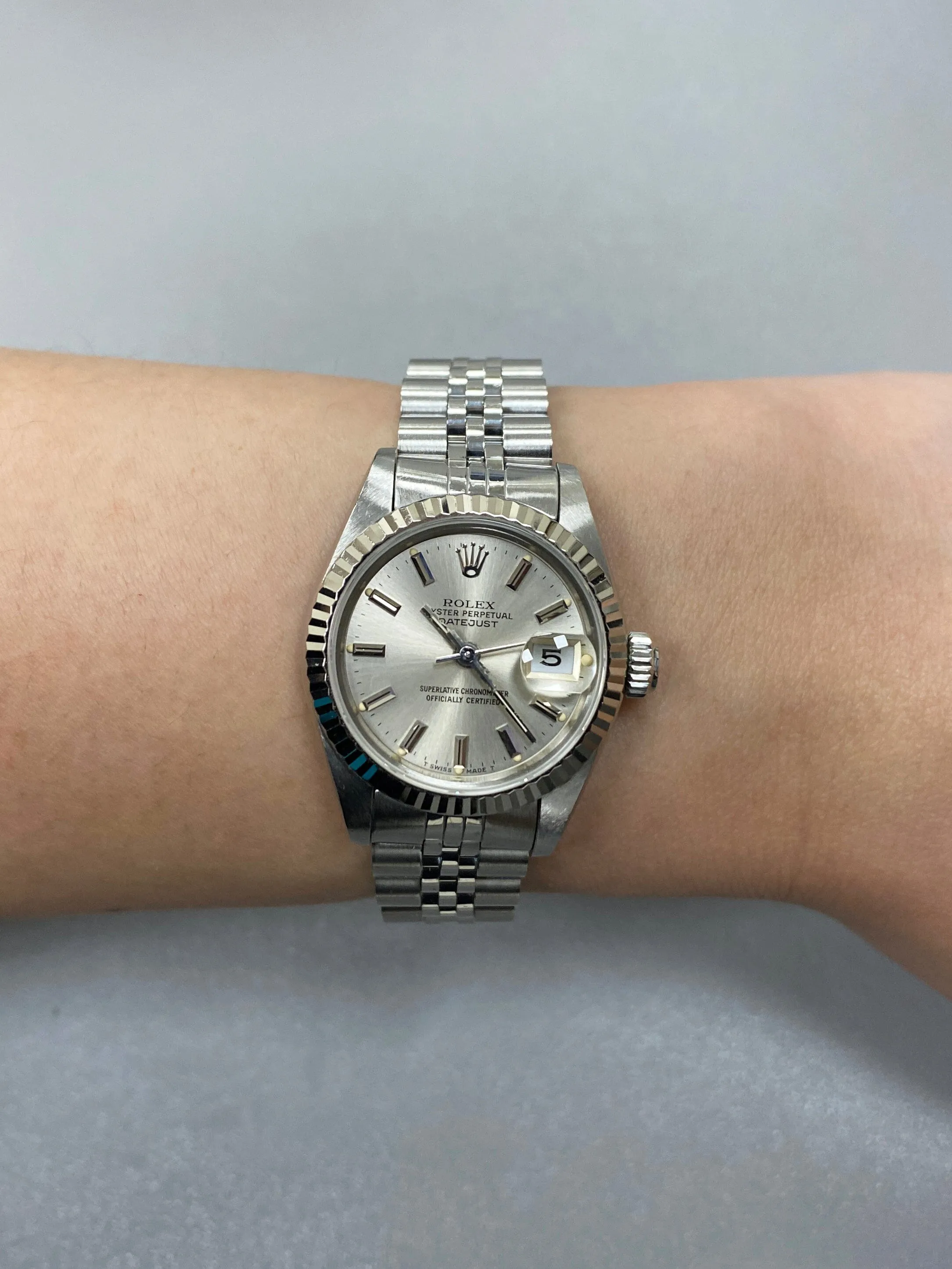 Rolex Datejust 69174 Sliver Dial Ladies Watch