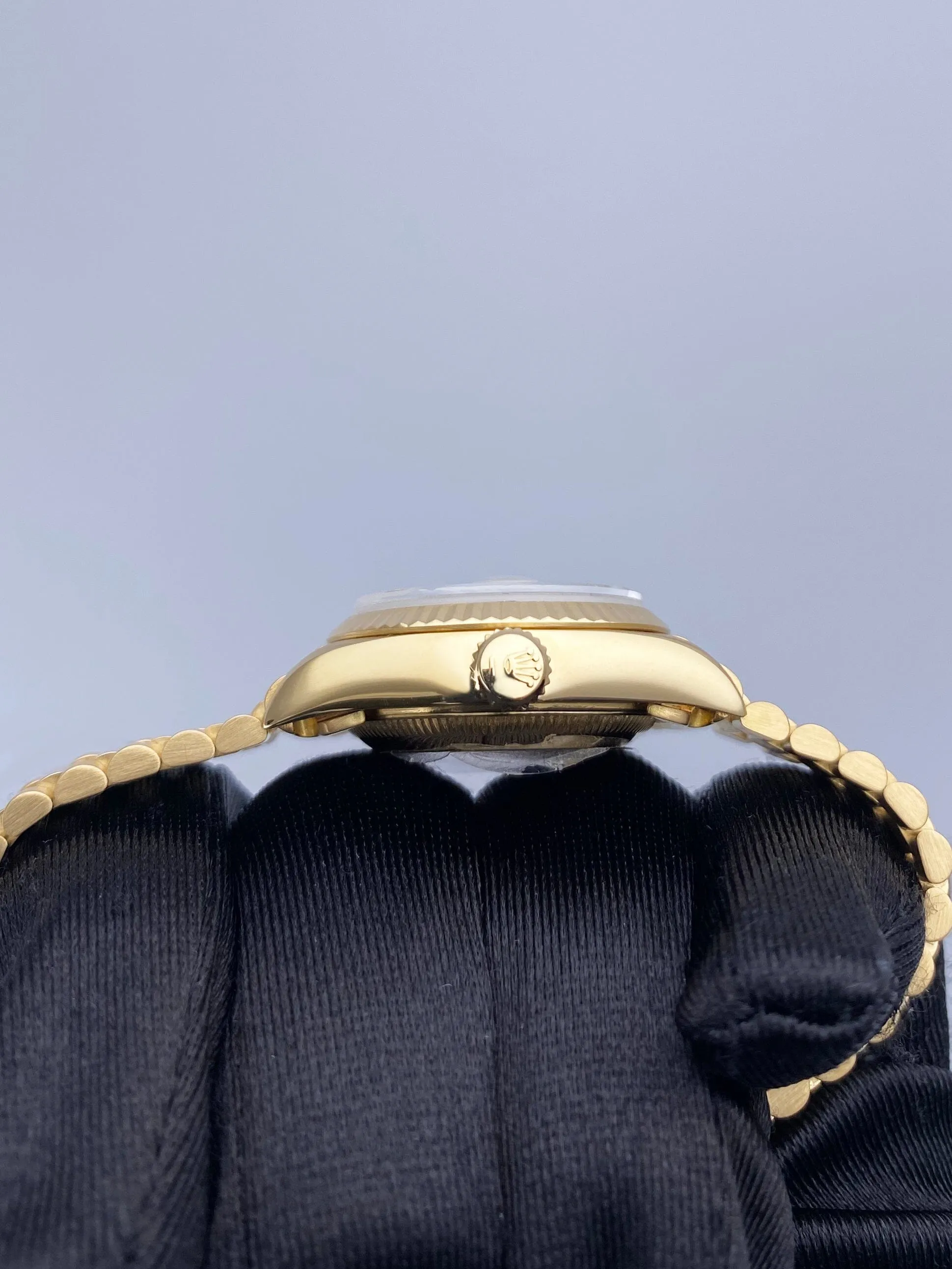 Rolex Datejust 69178 Champagne Linen Dial 18K Yellow Gold Ladies Watch