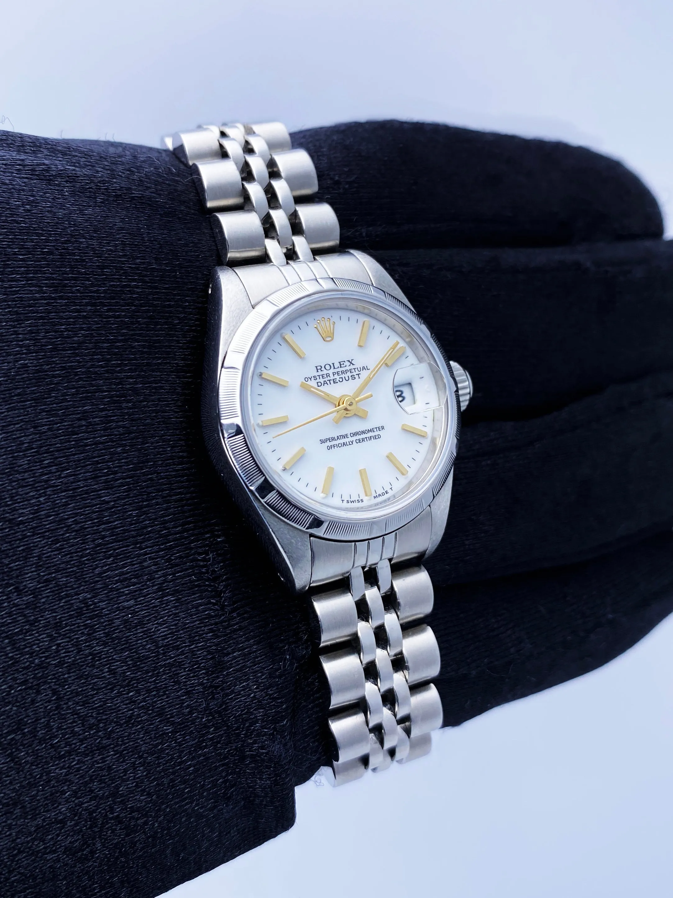 Rolex Datejust 69190 White Dial Ladies Watch